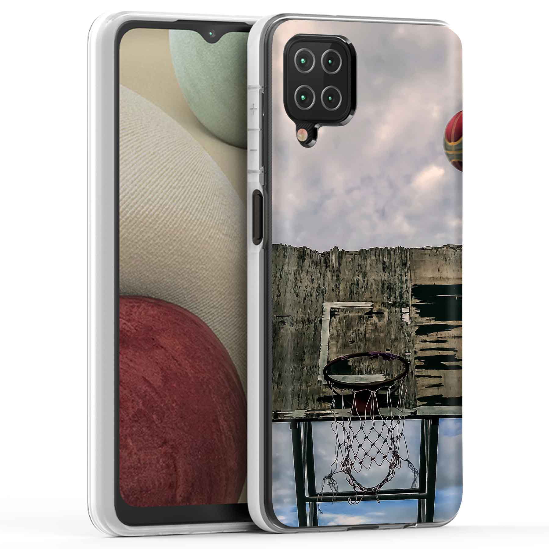 Clear Phone Case Cover Samsung Galaxy A12 SM-A125,SM-A125,Kobe Basketball 2 Print,Light,Flexible,ProtectUSA