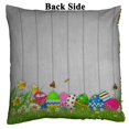 thumbnail image 2 of PKQWTM Beautiful Easter Eggs Reversible Mermaid Cushion Cover Home Decor Sequin Pillow Case Size 20x20 inches, 2 of 2