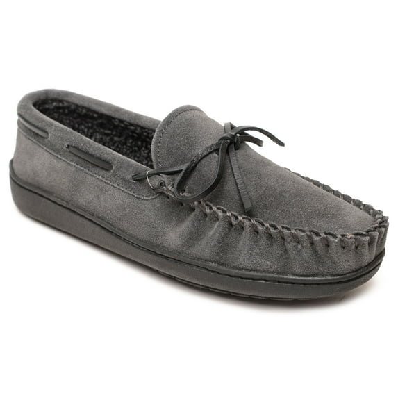 Minnetonka Men's Suede Everyday Trapper Moccasin Slippers