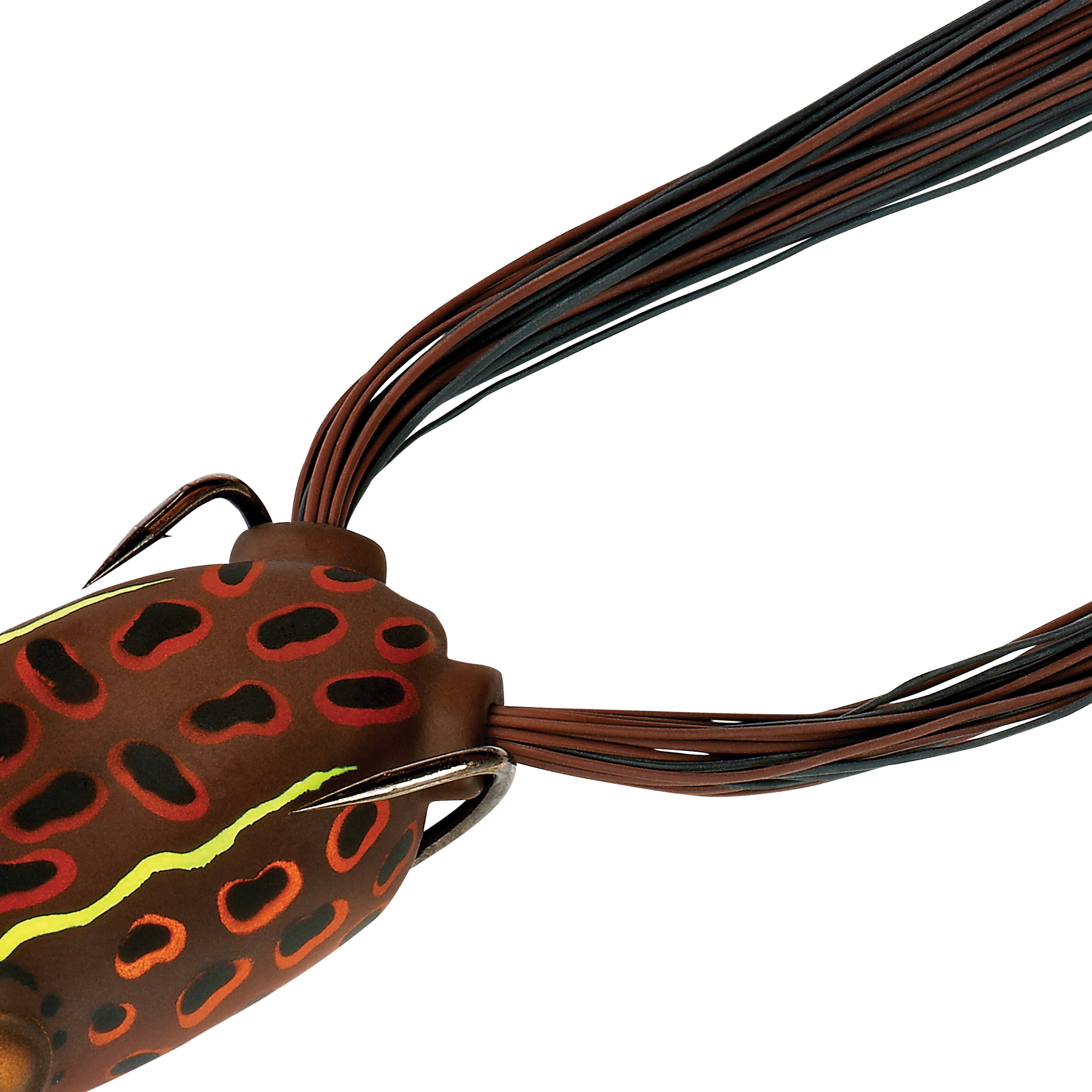 (2 pack) BOOYAH Poppin' Pad Crasher Hollow Body Frog Sunburn 3" 1/2 oz.