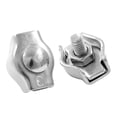 thumbnail image 3 of HUGFEGWE 24Pcs M3 Simplex Clamps Wire Rope Clip Cable Clamps - 304 Stainless Steel - Single Bolt Cable Clips Clamp Fastener for 1/8 Inch Diameter Wire Rope UA824-12914, 3 of 5