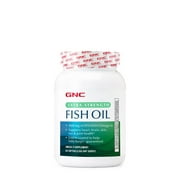 GNC Extra Strength Fish Oil Softgels - Lemon - 60 Softgels