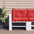 thumbnail image 1 of vidaXL Pallet Cushions 3 pcs Red Fabric, 1 of 5