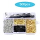 thumbnail image 5 of Bearachild 500X Pin Set Clip de seguridad Bolsas de colores dorados Zapatos Accesorios de joyería Alfileres de plata de larga duración De coser, 5 of 6