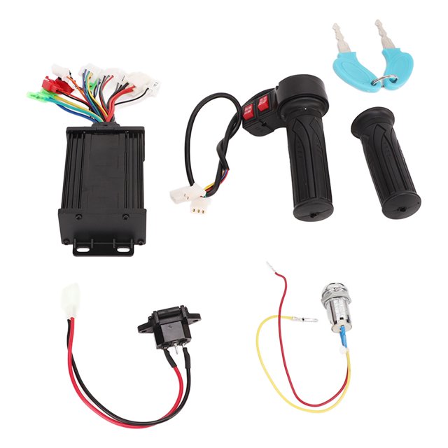 Electric Bike Motor Controller,Electric Bike Speed Controller Electric Bike Throttle Twist Grips Electric Bike Speed Controller High-Intensity Output