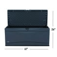 thumbnail image 2 of LIFETIME 130 Gallon Storage Box, Carbonized Gray, 2 of 5