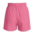 thumbnail image 5 of Lullu Girls High Waist Shorts Summer Casual Loose Shorts with Belt Pockets, Sizes 4-14, 5 of 7