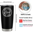 thumbnail image 2 of Promoted To Dad 2025 Tumbler 20Oz, Dad Est 2025 Mug, New Dad Gifts, Dad Established 2025 Coffee Cup, First Time Daddy Gifts Ideas For Father''s Day And Christmas, Fathers To Be Gifts, Dad Travel Mugs, 2 of 6