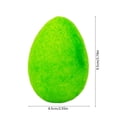thumbnail image 2 of Foam Easter Eggs Modern Style Multi Color for Easter, Special Velvet-Textured Finish, 6.5x6.5x9.5cm for Easter Egg Wreaths, 2 of 6