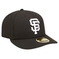 thumbnail image 3 of Men's New Era Black San Francisco Giants Low Profile 59FIFTY Fitted Hat, 3 of 5
