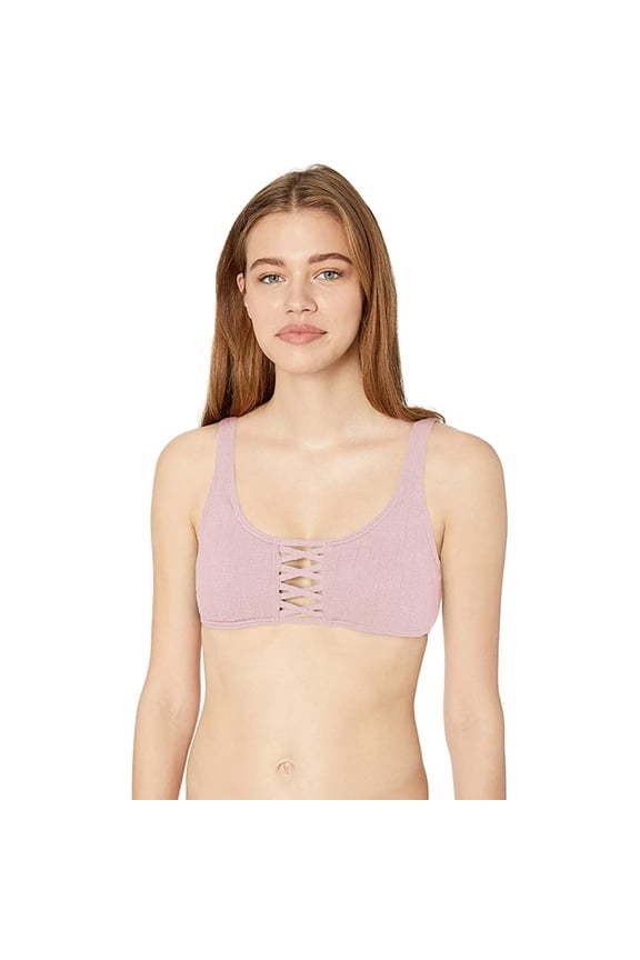 Women's Sweet Sands Tank Bikini Top, Pink Sand, Large