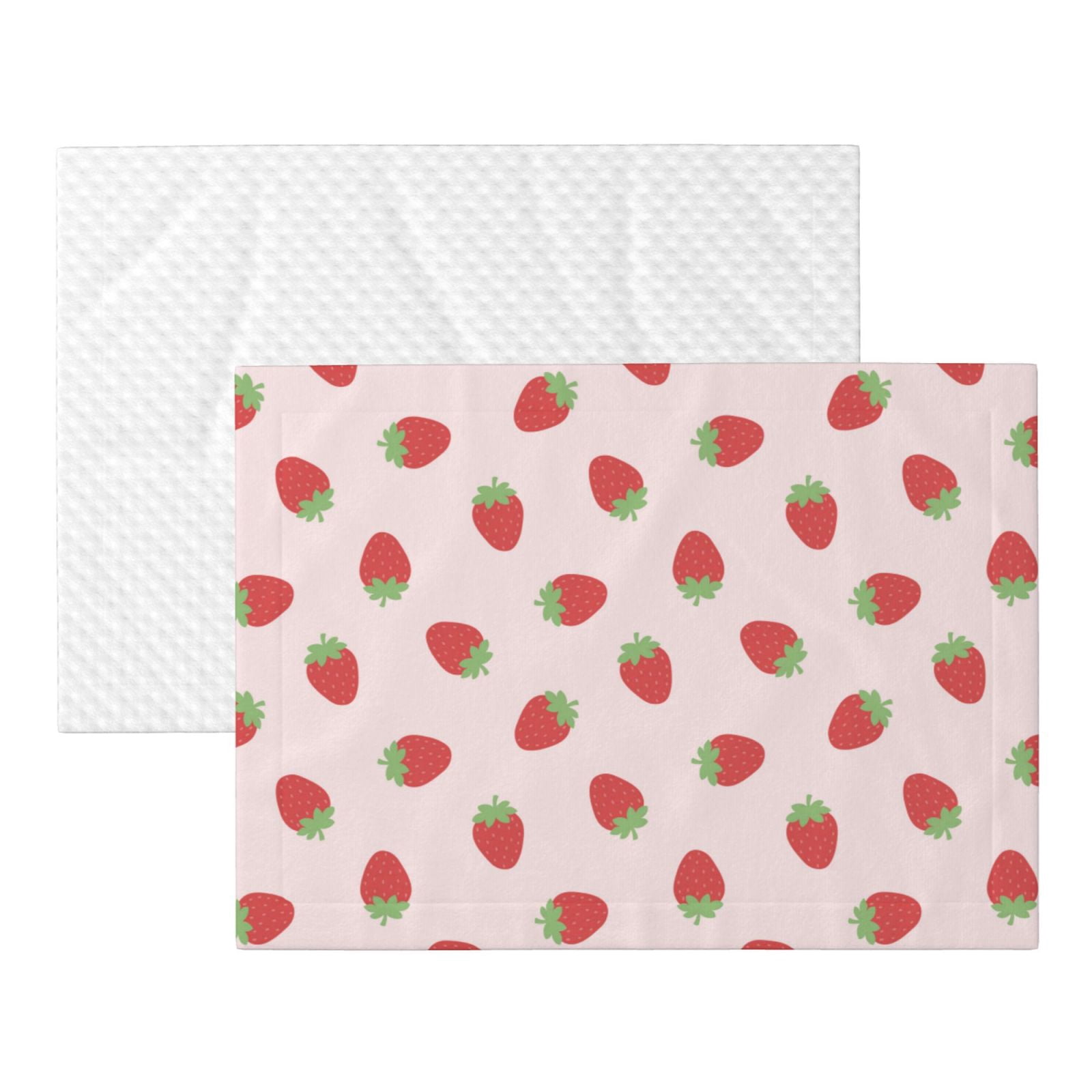 Naloa Strawberry Dog Blanket, 3 Sizes Cat Blanket for Indoor Cats Large Medium Small Dog Gifts-Large