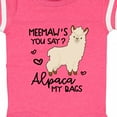 thumbnail image 4 of Inktastic Meemaw's You Say Alpaca My Bags Boys or Girls Baby Bodysuit, 4 of 5