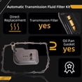 thumbnail image 2 of 24236933 Automatic Transmission Fluid Filter Kit, For 6L80E/6L90E, For Cadillac Escalade/STS, For Chevy Avalanche Colorado/Silverado/Suburb, 2 of 8