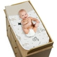 thumbnail image 3 of Sweet Jojo Designs Serengeti Animals Taupe Grey and White Changing Pad Cover, 3 of 6