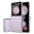 thumbnail image 2 of For Samsung Galaxy Z Flip 6 Clear Case with Hinge Protection [Ultra-Thin Free Folding] Shockproof Slim Phone Protection Transparent Phone Case Cover by Xpression - Clear, 2 of 7