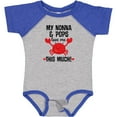 thumbnail image 3 of Inktastic Nonna and Pops Love Me Grandchild Boys or Girls Baby Bodysuit, 3 of 5