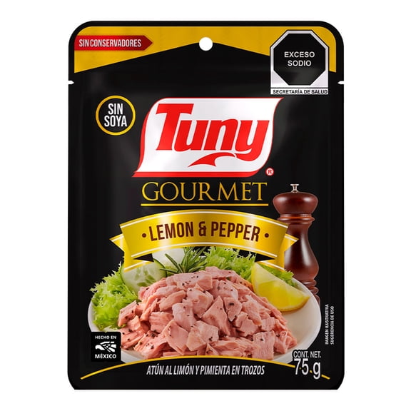 Atún Tuny gourment en aceite limón y pimienta 75 g