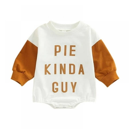

BULLPIANO Baby Boy Girl Clothes Sweatshirt Infant Romper Crewneck Long Sleeve Outfit Cute Infant Fall Clothes