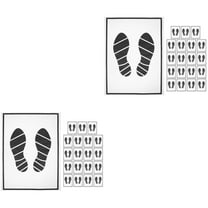 Masteelf 40 pcs Disposable Car Floor Mats Protective Paper Foot Pads Auto Interior Floor Accessories