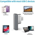 thumbnail image 3 of Magnetic USB C Type-C Adapter Side Plug Elbow 20 Pin Full Function Adapter Charging Data Transmission 4K Video, 3 of 6
