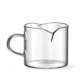 thumbnail image 3 of Naiovety Taza de cristal de 75ml, taza transparente de doble boca para beber café con asa a escala, jarra de viaje, suministros para bebidas y Bar para Juegos de servir café y té Naiovety HA061322-00B, 3 of 6