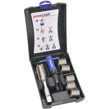 M7 Thread Repair Kit - 25pc Metric Helicoil Insert Tool Set With Plastic Storage Box