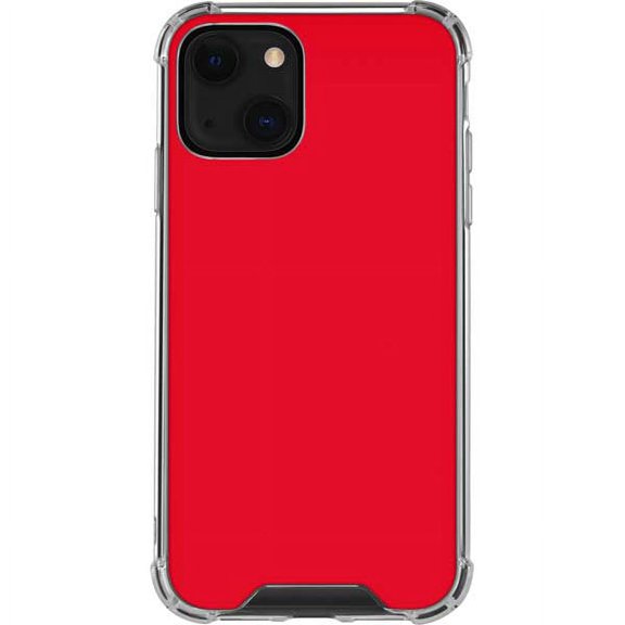 Skinit Solids Red iPhone 13 Clear Case