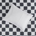 thumbnail image 6 of Intelligent Design 5 Piece Full/Queen Size Printed Bedding Set, Black/White Checkered Comforter Set, 6 of 7