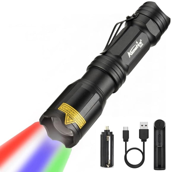 Linterna ALONEFIRE X004 Multicolor USB Recargable