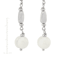thumbnail image 4 of Women's Welry 9-10mm Freshwater Pearl Drop Earrings in Sterling Silver, 4 of 4