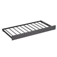 thumbnail image 5 of Daybed, Twin Size Sleeper Sofa Bed with Underneath Trundle, Sturdy Metal Frame for Bedroom Living Room Guest Room, Grey, 5 of 8