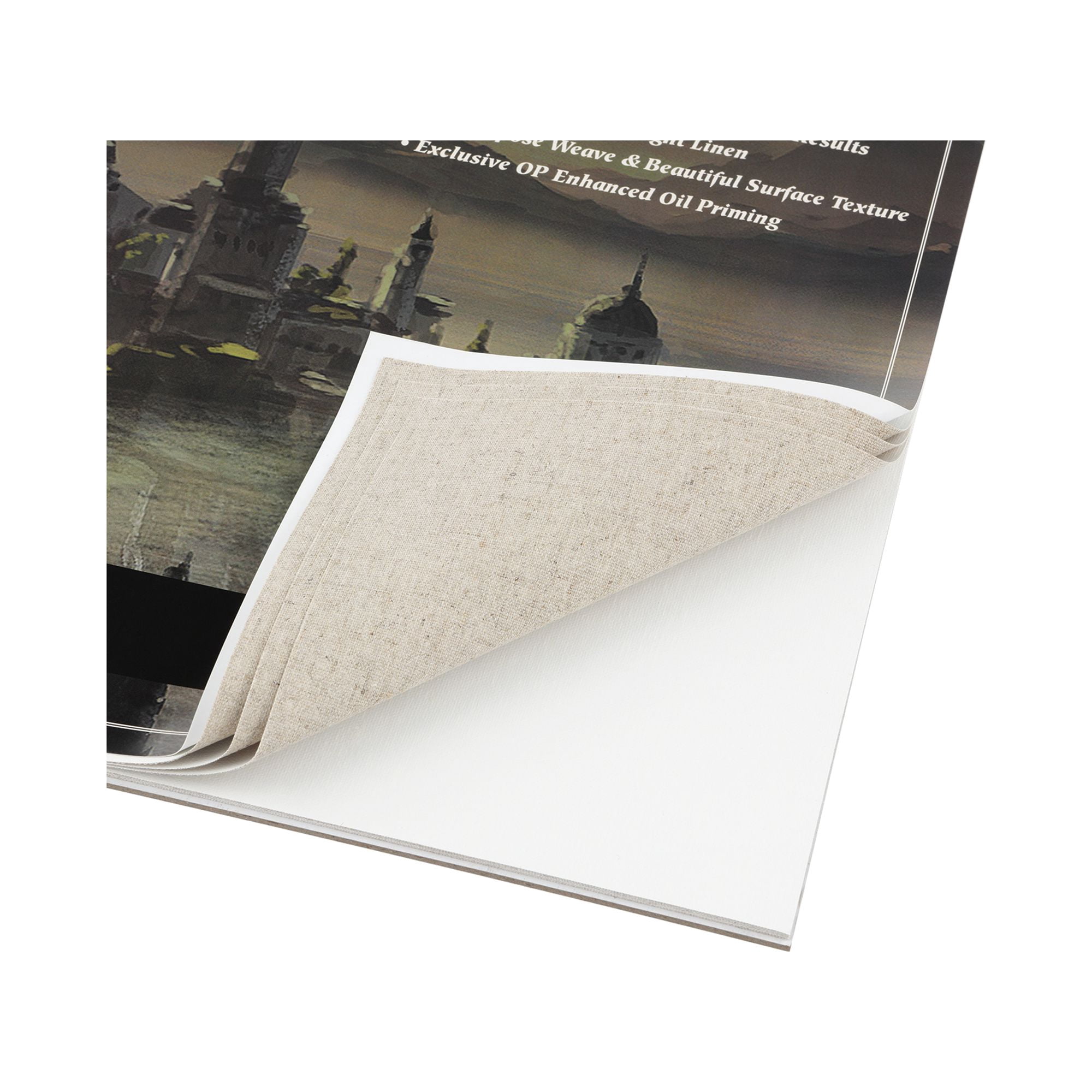 Centurion Artist Canvas Pads For Oil Painting, 11 Ounce Weight, 10 Bleed Proof Sheets, Single 9x12 in