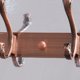 thumbnail image 3 of Uxcell 10" Perchero de pared de 3 ganchos, ganchos de abrigo, tono cobre de aleación de zinc 1 pieza, 3 of 7