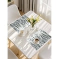 thumbnail image 5 of Sage Green Grey Vintage Placemats Set of 6, Retro Abstract Art Placemats for Dining Table, Place Mats for Kitchen Tabletop, Waterproof Wipeable Dining Table Mats Set, 5 of 9