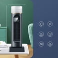 thumbnail image 3 of Mini Tower Fan, Breezamax Air Cooler Tower Fan, Portable Table Fan Bladeless Fan with LED Display and Brush, 6-Speed Quiet Desktop Fans, USB Powered, 3 of 5