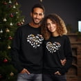 thumbnail image 2 of EcoLoom Love Bunnies Rabbit Heart Long Sleeve Unisex Midweight Crewneck Sweatshirt, 2 of 4