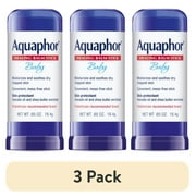 (3 pack) Aquaphor Baby Healing Balm Stick for Dry, Chapped, Chafed Skin, Hypoallergenic, Mess-Free, 0.65 oz