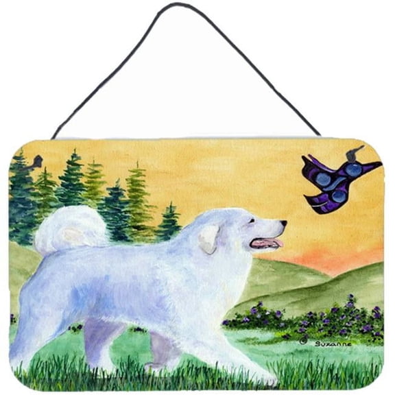 Great Pyrenees Indoor Aluminium Metal Wall Or Door Hanging Prints