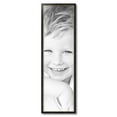 thumbnail image 2 of ArtToFrames 11" x 37" Black Square with Gold Beads Picture Frame, 11x37 inch Black Wood Poster Frame (WOM-5021), 2 of 7