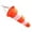 Orange, variant on Heavy Duty Outdoor Wind Direction Indicator Sock for Airports Farms and Parks with Reflective Design