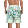 thumbnail image 3 of Naloa Succulent Men's Beach Shorts, Surfing shorts, Swim trunks, Quick Dry Swim Trunks for Surfing Beach Fun - Small, 3 of 9