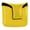 Yellow, variant on Haosy Retro Groovy Checkered Golf Mallet Putter Cover Strong Magnetic Leather Golf Club Headcover Closure