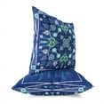 thumbnail image 2 of Vine Visions Indoor/Outdoor Pillow with Removable Cover in Blue 20x20, 2 of 6
