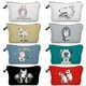 thumbnail image 2 of Bolsa de cosméticos divertida Bull Terrier Dog, neceser de viaje, estuche de lápices, estampado de transferencia de calor para niños, organizador de maquillaje para mujeres Fivean unisex, 2 of 2