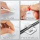 thumbnail image 5 of Soporte autoadhesivo transparente para cables Clips suoundey, 200 unidades, 5 of 7