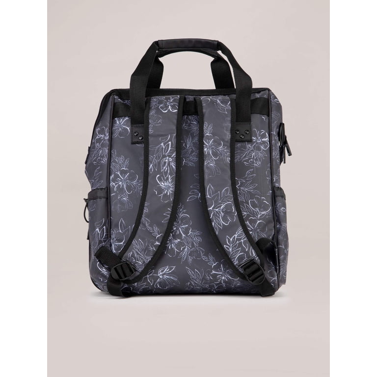 JuJuBe Dr. Mom Structured Diaper Backpack - Black Chalkboard  display picture 2