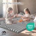 thumbnail image 4 of ODIKA 6'x9' Machine Washable Non-Slip Area Rug, Design with Alternating Tile Motifs High Traffic Rug, Black, 513371, 4 of 5