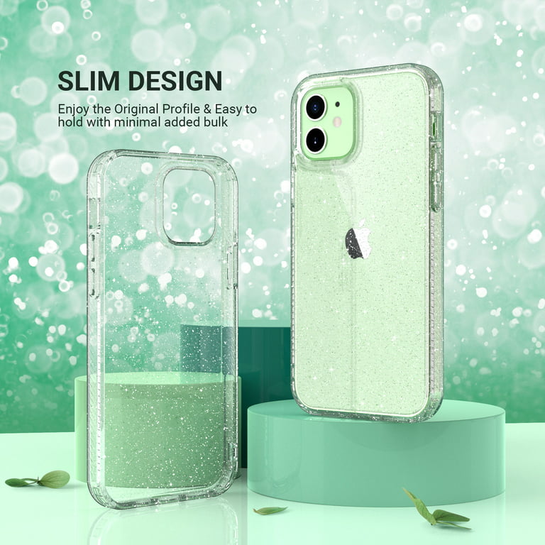Ulak iPhone 12 Case, iPhone 12 Pro Case, Anti-Scratch Shockproof Bumper Slim Phone Case for Apple iPhone 12 / 12 Pro, Crystal Clear, Size: 6.1