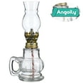 thumbnail image 3 of HIBIBUD 2pcs Glass Kerosene Lamp Vintage Kerosene Lamp Portable Oil Lantern for Home, 3 of 4
